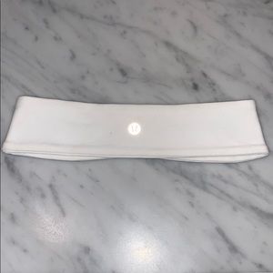 NWOT White Lululemon Headband